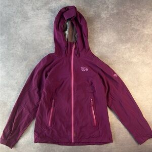 MOUNTAIN HARDWEAR Size M Full Zip Pocket Rain Jacket